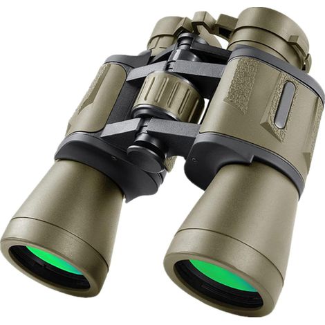 Monocular telescope, poor night vision, wide-angle, portable, suitable for hiking, khaki.
