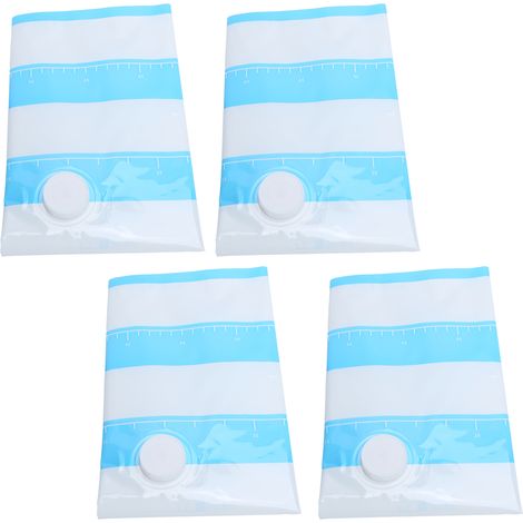 Sac de Rangement Réutilisable pour Vêtements et Couettes avec Entrée d'Air de 3.5cm, 70x50cm (1/5)