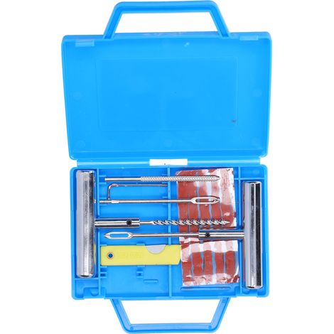 Kit de réparation de pneus professionnel pour motos, tracteurs et vélos, outil de réparation de roue à vide. (1/5)