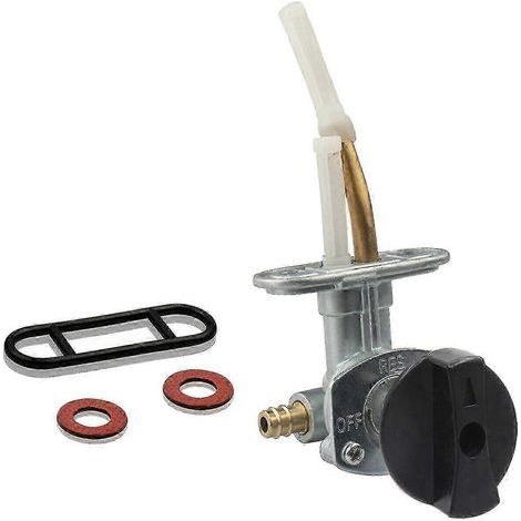 Robinet d'essence avec interrupteur marche/arrêt et bouton de réserve pour quads 250, 300, 400 et 500 (1998-2005) - Référence : 0470-445 SH (1/5)