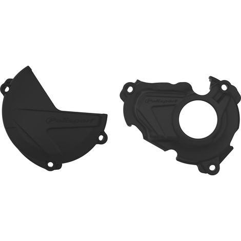Protection de couvercle d'alternateur Polisport 250F 19 25 Noir Durable
