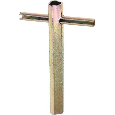 Clé triangulaire d'ascenseur, clé de porte d'ascenseur longue, clé triangulaire pour porte d'ascenseur de secours (1/4)