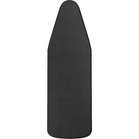 Extra dicker und strapazierfähiger Bügelbrettbezug mit Kissen, gepolstert, mehrlagig, antihaftbeschichtet, hitze- und fleckenbeständig, schwarz (1/5)