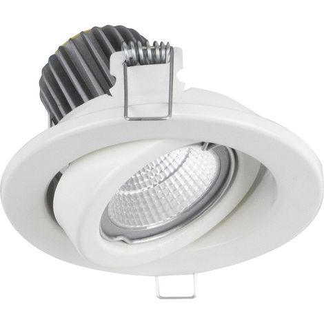 Empotrable techo tilt KOS Adjustable Round LED COB 6.20W 797lm(661lm) CRI90 4000K 40º Blanco (1/2)