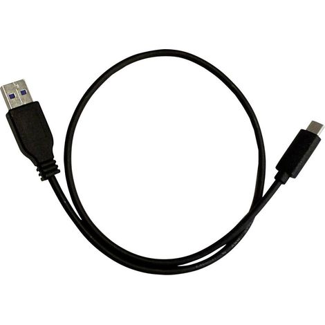 Parat de téléphone portable Cordon 1.00 m USB-C®, USB (1/2)