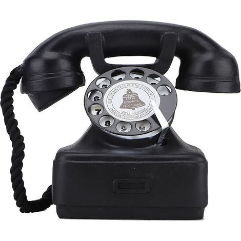 Vintage Retro Antikes Festnetztelefon Home-Office Schreibtisch Dekoration Ornament Fotografie Requisiten