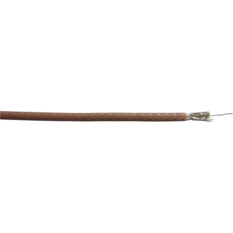 Bedea 10902011 Koaxialkabel Außen-Durchmesser: 1.8 mm RG178   Braun 100 m