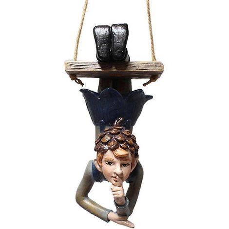Hängender Elfen-Anhänger für Garten, Terrasse oder Balkon – hübscher, wasserdichter Anhänger
