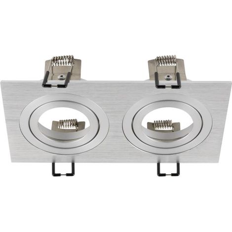 Cadre de montage pour encastré NEW TRIA® 155 double module IP 20 aluminium - SLV - 1008009 (1/3)