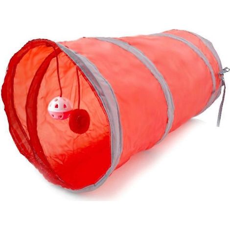 Tunnel pour chat, jouet interactif pour chatons et autres animaux de compagnie, idéal pour les jeux et l'entraînement.