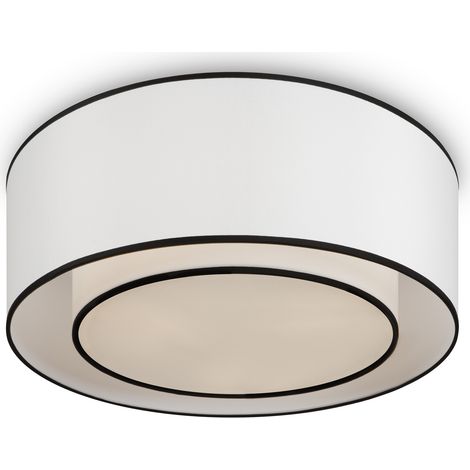 Plafonnier rond Bergamo Maytoni blanc 52 cm 3xE27 IP20 (1/4)
