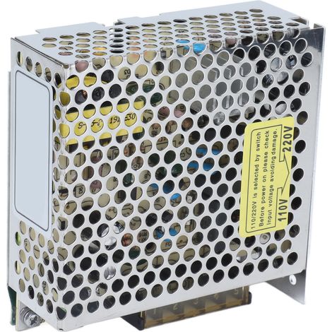 24V 25W Schaltnetzteil, Stromrichter aus Aluminiumlegierung, Sicherheitsschutz, Abriebfestigkeit, Netzteil S-25-24 (1/5)