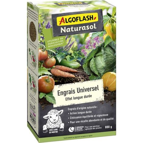 Universaldünger - ALGOFLASH NATURASOL - Langzeit - 800 g - UAB