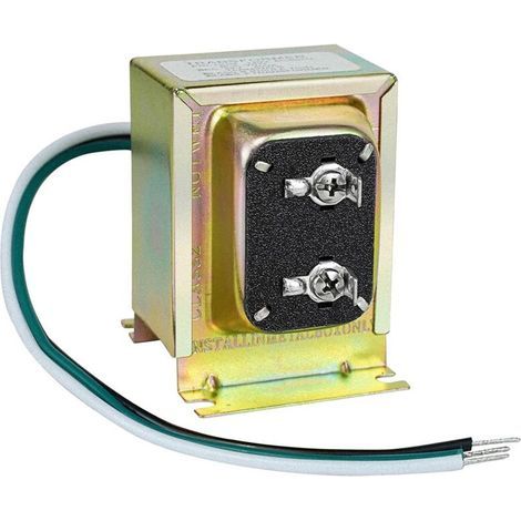 Transformateur de Sonnette 24 V CA 40 VA pour Sonnette Vidéo Filaire et Thermostats Ring, Alimentation pour Carillon de Porte Câblé. (1/4)