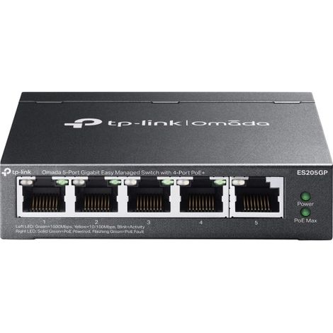 Commutateur Gigabit TP-Link Omada 5 ports facile à gérer avec PoE+ 4 ports
