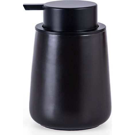 Distributeur de Savon Céramique Noir Mat Design Élégant et Moderne pour Salle de Bain et Cuisine Rechargeable et Pratique Idéal pour Usage Quotidien (1/5)
