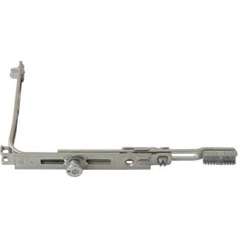 Renvoi d'angle oscillo-battant – Verrouillage 1 galet V – Pour crémone OB ou semi-fixe – Galet de sécurité réglable en compression – Roto (1/2)