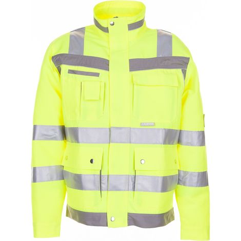 PLANAM Plaline Warnschutz Blouson gelb/zink 48 (1/5)