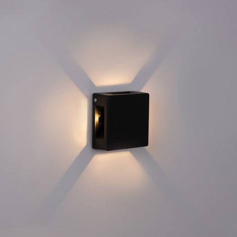 Aplique De Pared Exterior LED Cuadrado "Square 4" - 6W -
