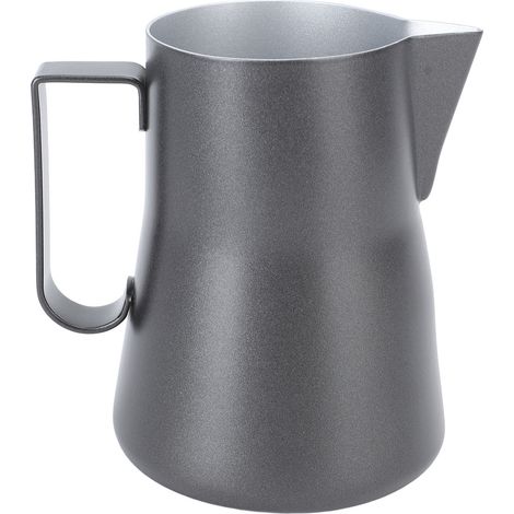 Mousseur à lait 550 ml, embout en acier inoxydable 304, tasse à mousser le lait, accessoires pour la préparation du café, noir (1/5)