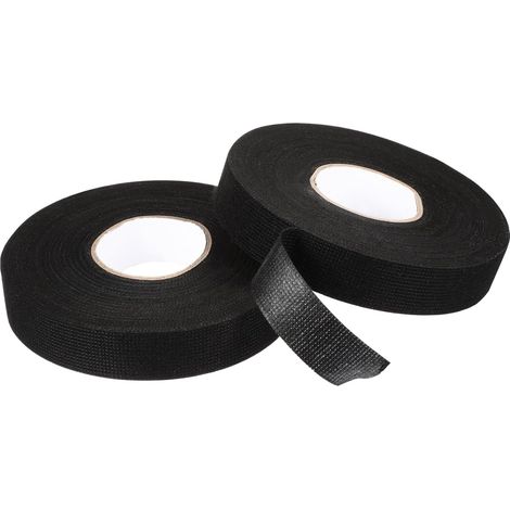 Ruban adhésif pour faisceau de câbles en polyester noir haute (1/5)
