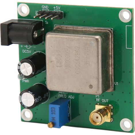 Carte oscillateur à cristal 10 MHz à température constante, sortie sinusoïdale, module de référence de fréquence standard OCXO (1/5)