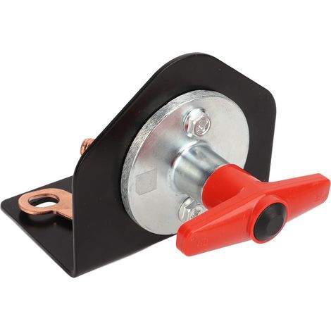 Interrupteur de batterie 12V-60V universel avec plaque de verrouillage, cosse 10mm, 300A, pour camping-car et bateau (1/5)