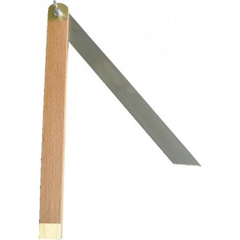 SOFOP TALIAPLAST - Fausse équerre talon bois 30cm 2 garnitures laiton