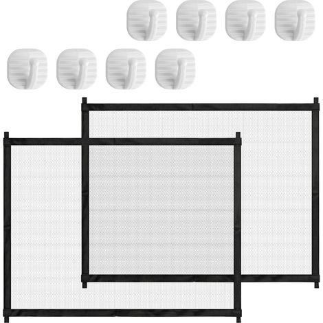 unidades de barrera de seguridad portátil para escaleras para perros de 110x72 cm (1/5)