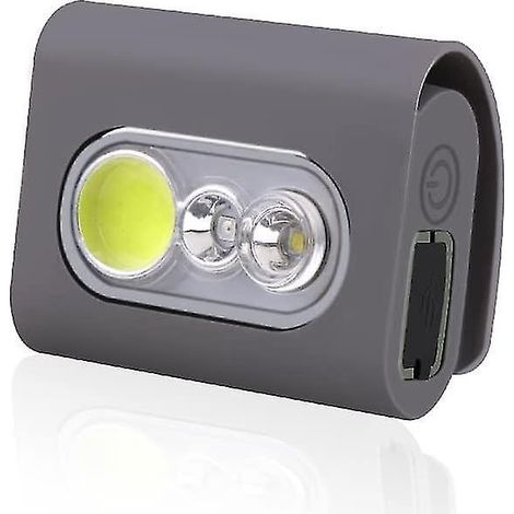 Ansteckbares Lauflicht, Sicherheits-LED für Jogger mit starkem Magnetclip, USB-wiederaufladbar, für reflektierende Westen von Läufern, Joggern und Hunden. (1/5)