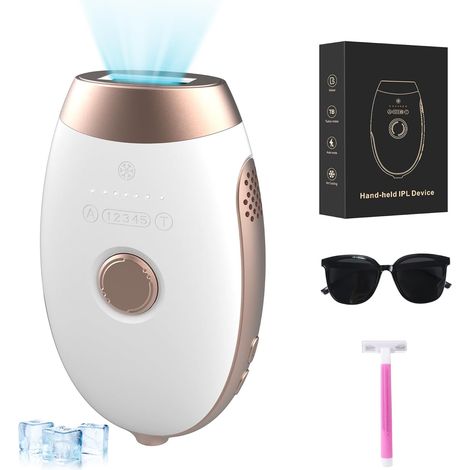 Épilateur IPL Turbo 6 J/cm², refroidissement glace, 5 niveaux, flash 0,5s silencieux – Résultats visibles en 4 semaines, pour pros et étudiants, idée cadeau (1/5)