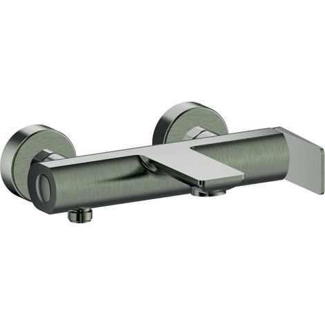Mitigeur bain douche mural chrome noir brosse - CRISTINA ONDYNA BA10775