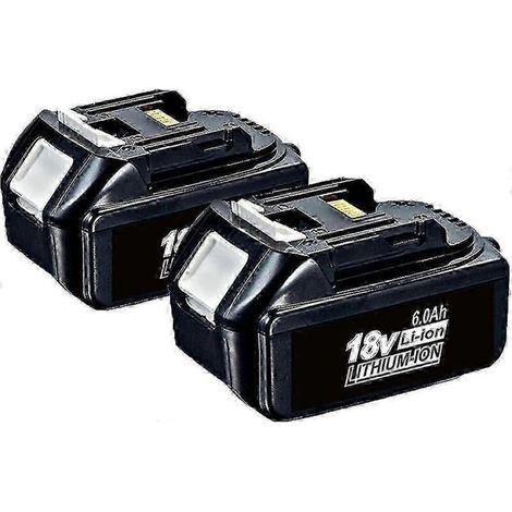 Akkupack für Makita 18V 6.0Ah LXT Lithium-Ionen-Akku-Staubsauger (2er-Pack), Modelle BL1850B, BL1830B und BL1860B. (1/5)