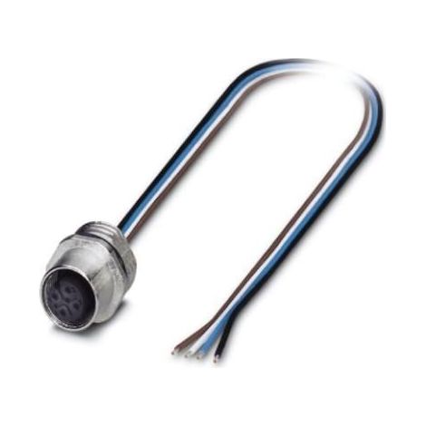 Câble d'actionneur Phoenix Contact 4 conducteurs , M12 Femelle, 1m ( Prix pour 1 )