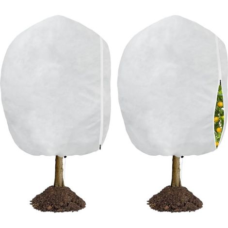 Lot de 2 Voile Hivernage Plante Exterieur, Housse Hivernage pour Plantes,Voile D'hivernage 240 X 200cm, Bache Hivernage Protection Plante Hiver pour Olivier Palmier Citronnier Arbre (1/5)