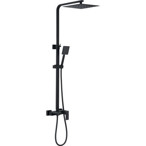 Ducha de lluvia con grifo de bañera WEZER PRO16B-02-BLACK (1/3)