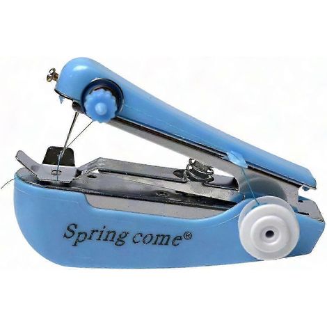 Machine à coudre portable 245667, mini machine à coudre manuelle automatique pour débutants, point de chaînette, usage domestique et voyage, outil de couture léger et pratique (1/5)