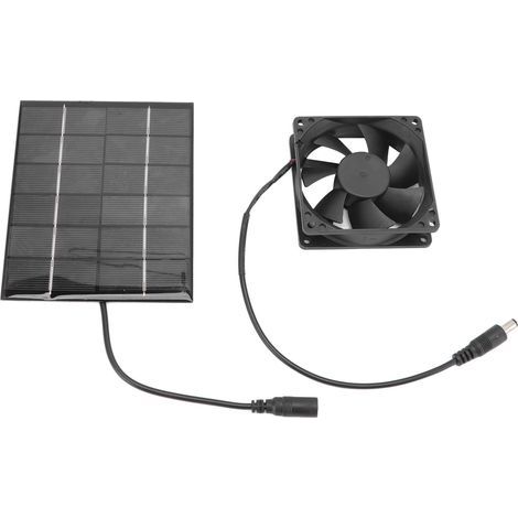 Solar fan exhaust fan ventilation heat dissipation tool for greenhouse shed (1/5)