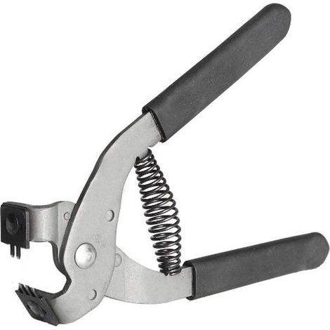 Pince à main en cuir silencieux 4 mm (2 dents) - Outil de maroquinerie antidérapant (1/4)