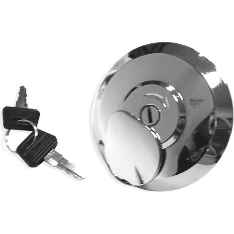 Tapón de depósito cromado para Honda CBF250/CG125, V Parts M8023