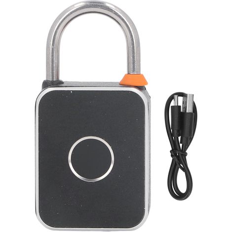 Cadenas à empreinte digitale intelligent Tuya étanche IP65 en alliage d'aluminium et acier inoxydable, déverrouillage rapide 1s (1/5)
