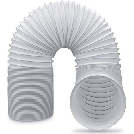 Tuyau D Echappement - 13 Cm De Diametre - Flexible Extensible 32 A 150 Cm - Sens Antihoraire - Pour Climatiseur Portable - 1 Unite (1/4)