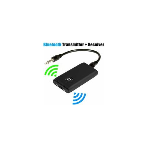 Transmetteur Bluetooth 5.0, Adaptateur 2 en 1 sans Fil 3.5mm, Émetteur et Récepteur Adaptateur, Bluetooth 2 en 1 Adaptateur, Jack 3,5mm APTX et USB, (1/4)