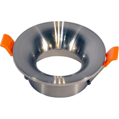 Spot encastrable rond - GU10 / MR16 - Découpe Ø65mm - Argent (1/5)