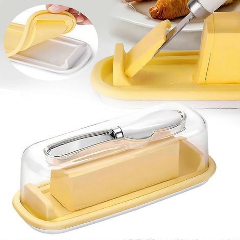 Burriera ermetica Tupperware con coperchio (4 litri), facile da usare, ideale per il piano di lavoro o il frigorifero. (1/5)