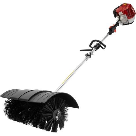 Barredora de césped portátil de 2,3 HP y 1,7 kW, 52 cc con escoba de nailon, a gasolina (1/5)