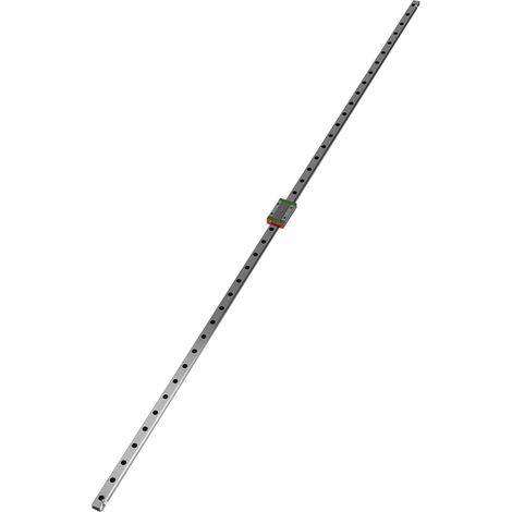 Linearführungsschiene aus Stahl MGN12H, 1000 mm Länge, 27 mm Breite, Gleitblock (1/5)