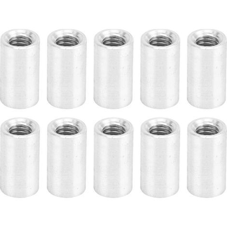 10 Pièces Colonnes de Connexion en Alliage d'Aluminium avec Filetage Femelle M4x0.7, Longueur 12mm, Entretoises Rondes pour Électronique (1/5)