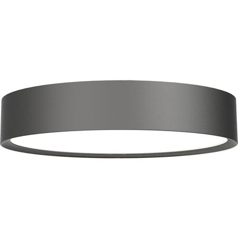 C4 TUYA Plaf./Appl. Mur connecté IP44 28W CCT 2700-6500K noir ARIC 51196
