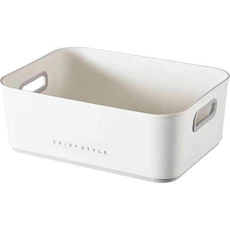 boite de maquillage rangement pour maquillage, rangement skincare maquillage rangement, salle de bain accessoire accessoire maquillage 28120297mm (Blanc) (1/2)
